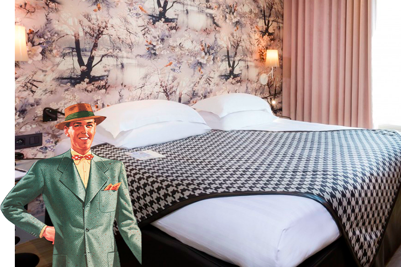 Small Cocoon Room of the Hôbou hotel in Boulogne-Billancourt