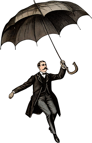 Umbrella man