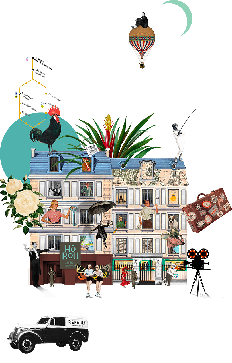 Small Cocoon Room Hôbou, Hotel Boulogne-Billancourt