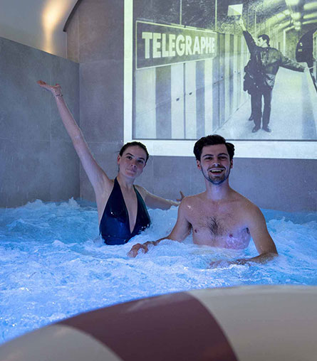 Pool of DADOU hotel Paris 17